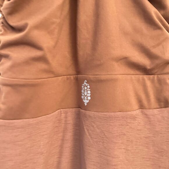 FP Movement Brown Stretchy Razorback Tank Short Tennis Skort Size M - Picture 4 of 5